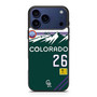 Colorado rockies jersey iPhone 17 Pro Case