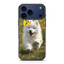 Cute puppy catching butterfly iPhone 17 Pro Case