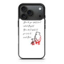 Winnie the pooh love quote iPhone 17 Pro Max Case