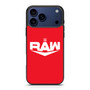 WWE raw red iPhone 17 Pro Case