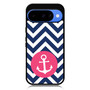 Pink Anchor Chevron Google Pixel 10 Case