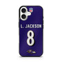 Baltimore Ravens Lamar Jackson Ravens Pride iPhone 17 Case