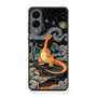 Charizard Inferno Beneath the Starry Night Pokemon Samsung Galaxy S25 Edge Case