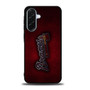 Atlanta Braves Red Metal Style Samsung Galaxy A36 5G Case