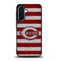 Cincinnati Reds Wooden Style Samsung Galaxy A36 5G Case