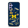 Michigan Wolverines themed decals Samsung Galaxy A54 5G Case