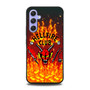Stranger Things Hellfire Club on Fire Samsung Galaxy A54 5G Case
