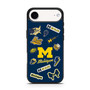 Michigan Wolverines themed decals iPhone Air Case