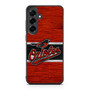 Baltimore Orioles Wooden Style Samsung Galaxy S25 FE Case