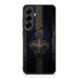 New Orleans Saints Asphalt Style Samsung Galaxy S25 FE Case