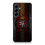 San Francisco 49ers Asphalt Style Samsung Galaxy S25 FE Case