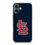 St Louis Cardinals Logo iPhone 16 Plus Case