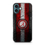 Alabama Crimson Tide Asphalt Style iPhone 16 Plus Case