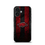 Arkansas Razorbacks Asphalt Style iPhone 16 Series Case