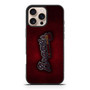 Atlanta Braves Red Metal Style iPhone 16 Pro Max Case
