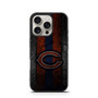 Chicago Bears Asphalt Style iPhone 16 Pro Case