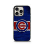 Chicago Cubs Wooden Style iPhone 16 Pro Case