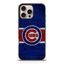 Chicago Cubs Wooden Style iPhone 16 Pro Max Case