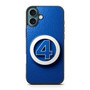 Fantastic Four Symbol Styled iPhone 16 Plus Case