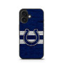 Indianapolis Colts Wooden Style iPhone 16 Series Case