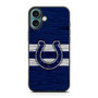 Indianapolis Colts Wooden Style iPhone 16 Plus Case