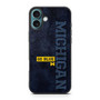 Michigan Wolverine Go Blue iPhone 16 Plus Case