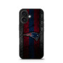 New England Patriots Asphalt Style iPhone 16 Series Case