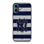 New York Yankees Wooden Style iPhone 16 Plus Case