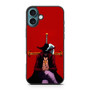 One Piece Series Mihawk in Red iPhone 16 Plus Case