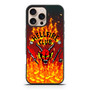 Stranger Things Hellfire Club on Fire iPhone 16 Pro Max Case
