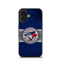 Toronto Blue Jays Wooden Style iPhone 16 Series Case