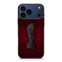 Atlanta Braves Red Metal Style iPhone 17 Pro Case