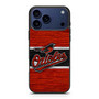 Baltimore Orioles Wooden Style iPhone 17 Pro Case