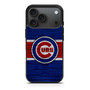 Chicago Cubs Wooden Style iPhone 17 Pro Max Case