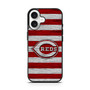 Cincinnati Reds Wooden Style iPhone 17 Series Case