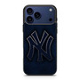 New York Yankees Blue metal iPhone 17 Pro Case