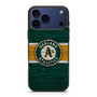 Oakland Athletics Wooden Style iPhone 17 Pro Case
