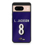 Baltimore Ravens Lamar Jackson Ravens Pride Google Pixel 8 Case