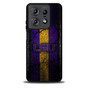 LSU Tigers Asphalt Style Moto Edge 5G 2025 Case