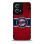 Minnesota Twins Wooden textur Moto Edge Case
