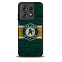Oakland Athletics Wooden Style Moto Edge 5G 2025 Case
