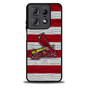 St Louis Cardinals Wooden Style Moto Edge 5G 2025 Case