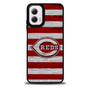 Cincinnati Reds Wooden Style Moto G 5G Case