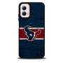 Houston Texans Wooden Style Moto G 5G Case