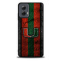 Miami Hurricanes  Asphalt Style Moto G Power Case