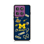 Michigan Wolverines themed decals Moto G Power 5G 2025 Case