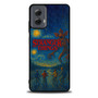Stranger Things Starry Night in Hawkins Moto G Power Case
