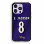 Baltimore Ravens Lamar Jackson Ravens Pride iPhone 14 Pro Case