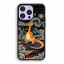 Charizard Inferno Beneath the Starry Night Pokemon iPhone 14 Pro Case