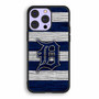 Detroit Tigers Wooden Style iPhone 14 Pro Case